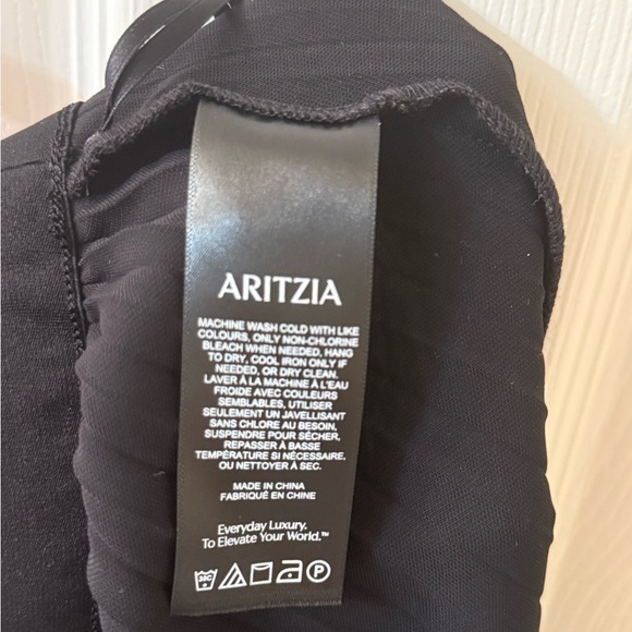 Aritzia Babaton “Ladder Skirt” Black Pleated Skirt - Picture 5 of 7
